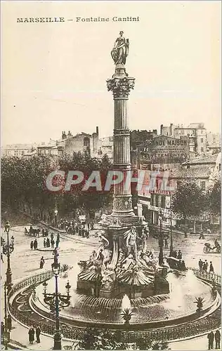 Cartes postales Marseille Fontaine Cantini