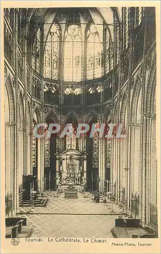 Cartes postales Tournai la Cathedrale Le Choeur
