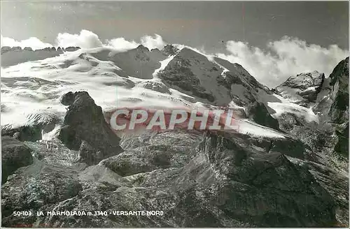 Cartes postales moderne La Marmolada m 3340 Versante Nord