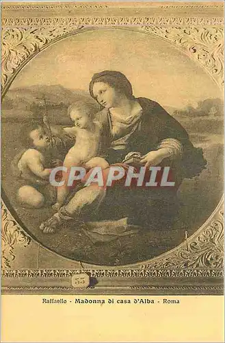 Ansichtskarte AK Roma Raffaello Madonna di Casa D'Alba