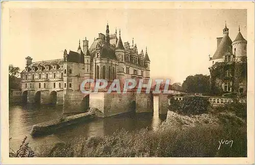 Cartes postales Chateau de Chenonceaux Chateau de la Loire La Douce France Facade Nord Est