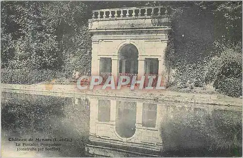 Ansichtskarte AK Chateau de Menars (L et Ch) La Fontaine Pompadour