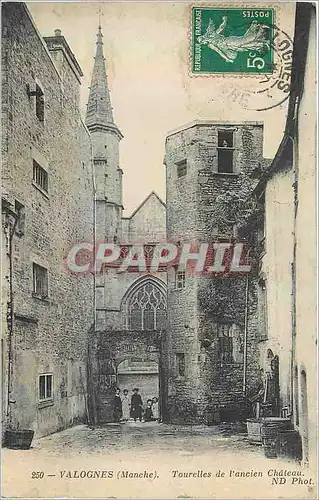 Cartes postales Valognes (Manche) Tourelles de l'Ancien Chateau