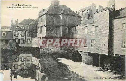 Ansichtskarte AK Landerneau Vieilles Maisons du Pont de l'Elorn