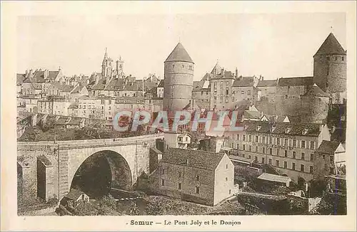 Cartes postales Semur Le Pont Joly et le Donjon
