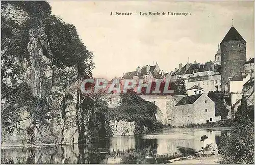 Cartes postales Semur Les Bords de l'Armancon