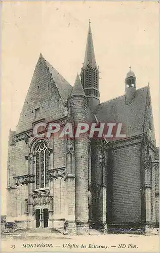 Cartes postales Montresor L'Eglise des Bastarnay