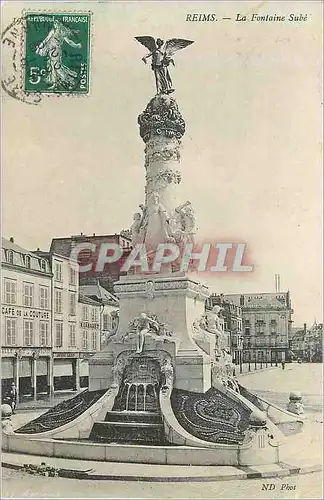 Cartes postales Reims La Fontaine Sube