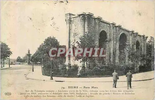 Cartes postales Reims Porte Mars