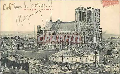 Cartes postales Reims Vue Generale