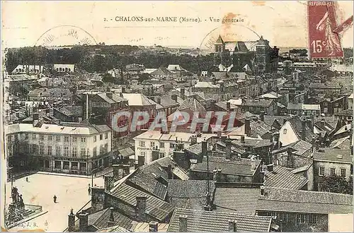 Ansichtskarte AK Chalons sur Marne (Marne) Vue Generale