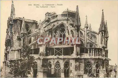 Ansichtskarte AK Reims La Cathedrale Abside