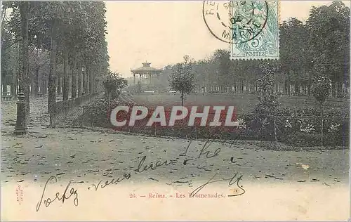 Cartes postales Reims Les Promenades