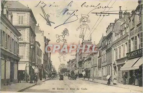 Cartes postales Reims Rue de Veste