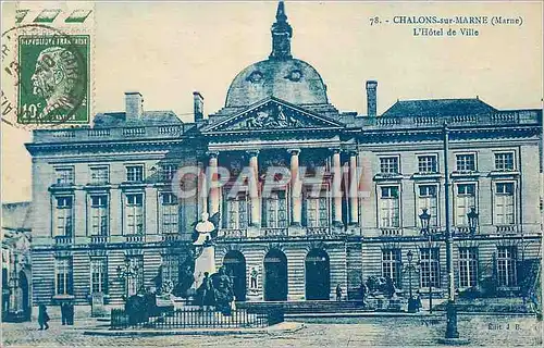 Cartes postales Chalons sur Marne (Marne) L'Hotel de Ville