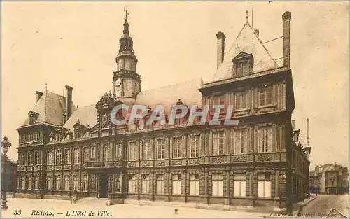 Cartes postales Reims l'Hotel de Ville