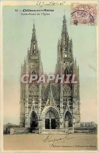 Cartes postales Chalons sur Marne Notre Dame de l'Eglise