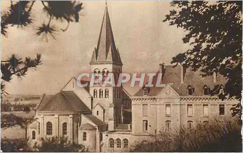 Cartes postales Prieure de Binson par Port a Binson (Marne) L'Eglise vue du Parc