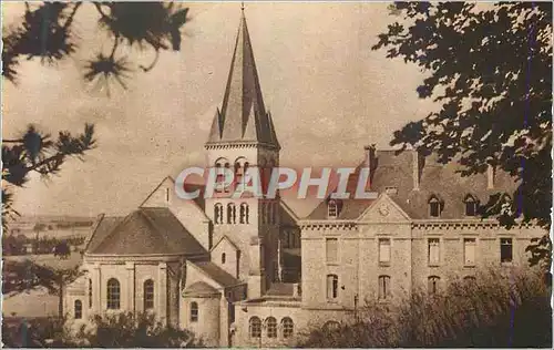 Cartes postales Prieure de Binson par Port a Binson (Marne) L'Eglise vue du Parc