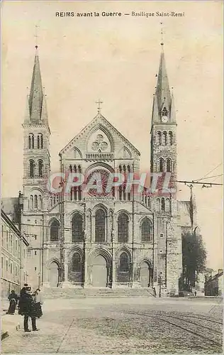 Cartes postales Reims avant la Guerre Basilique Saint Remi