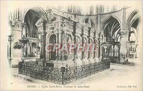Cartes postales Reims Eglise Saint Remi Tombeau de Saint Remi