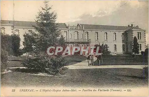Cartes postales Epernay L'Hopital Hospice Auban Moel Pavillon des Vieillards