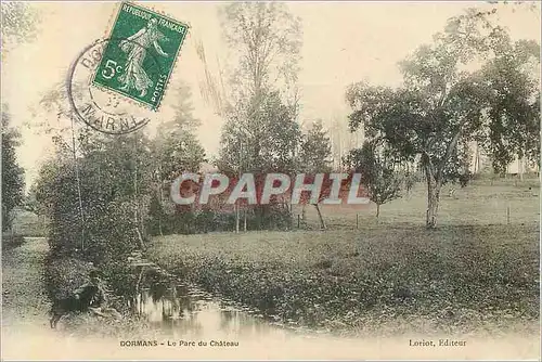 Cartes postales Dormans Le Parc du Chateau