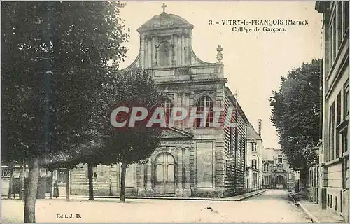 Cartes postales Vitry le Francois (Marne) College de Garcons