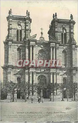 Cartes postales Vitry Le Francois Eglise Notre Dame