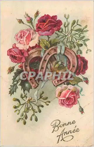 Cartes postales Bonne Annee Fer a cheval