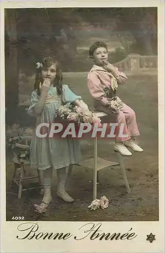 Cartes postales Bonne Annee Enfants