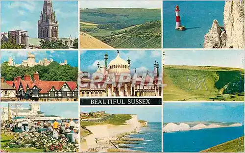 Cartes postales Beautiful Sussex Chichester Arundel Bognor Regis The Downs Brighton Saldean Beachy Head Willming