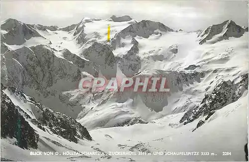 Cartes postales moderne Blick Holltalscharte a Zuckerhutl 3511 m Und Schaufelspitze 3333 m