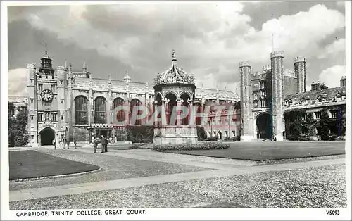 Cartes postales moderne Cambridge Trinity College Great Court