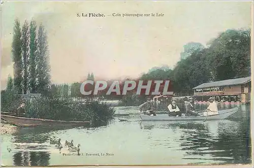 Cartes postales La Fleche Coin Pittoresque sur le Loir
