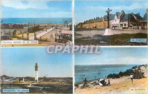 Cartes postales moderne Cayeux Entree de la Plage Brighton Le Phare Le Hourdel La Molliere Cayeux Entree de la plage Le