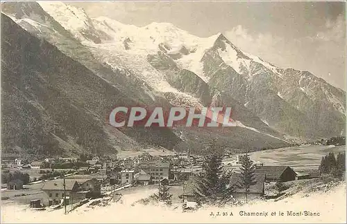 Cartes postales Chamonix et le Mont Blanc