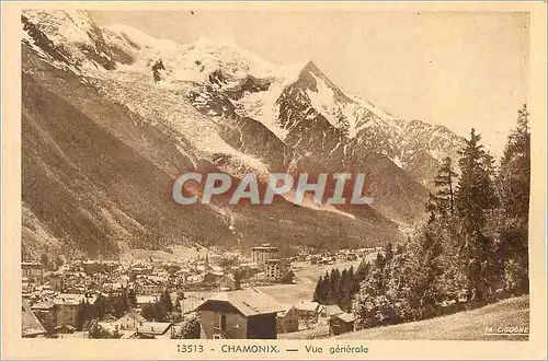 Cartes postales Chamonix Vue Generale