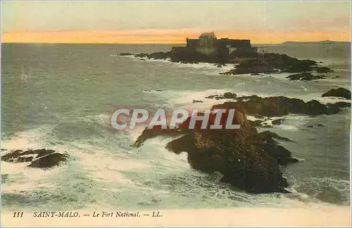 Ansichtskarte AK Saint Malo Le Fort National