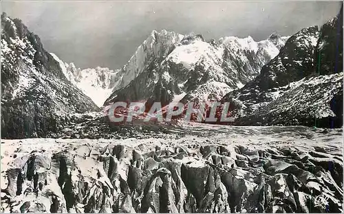 Cartes postales moderne Chamonix Mont Blanc Les Seracs Les Jorasses et l'Aiguille du Tacul