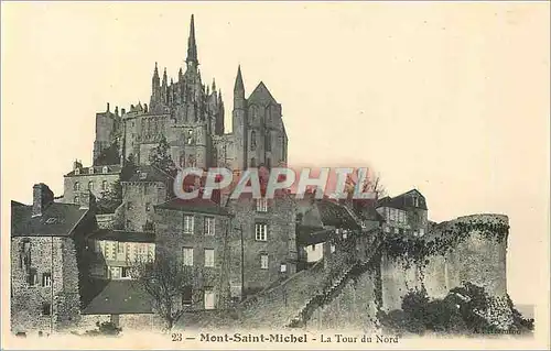 Cartes postales Mont Saint Michel La Tour du Nord