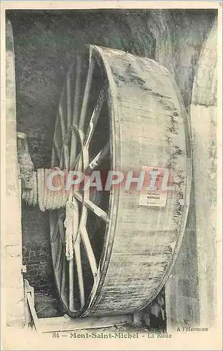 Cartes postales Mont Saint Michel La Roue