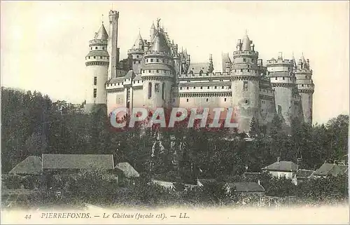 Cartes postales Pierrefonds Le Chateau (Facade Est)
