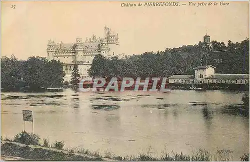 Cartes postales Chateau du Pierrefonds Vue Prise de la Gare