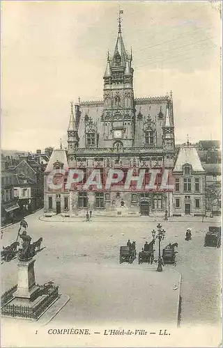 Cartes postales Compiegne L'Hotel de Ville