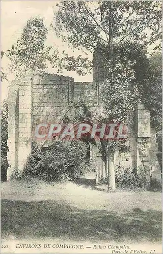 Ansichtskarte AK Environs de Compiegne Ruines Champlieu