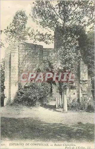 Cartes postales Environs de Compiegne Ruines Champlieu