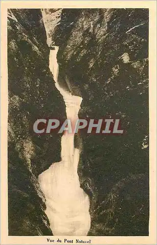 Ansichtskarte AK Gorges de la Diosaz Une Merveille de la Nature Servoz (alt 814 m) pres Chamonix Vue du Pont Natu