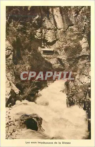 Cartes postales Gorges de la Diosaz Une Merveille de la Nature Servoz (alt 814 m) pres Chamonix Les Eaux Impetue