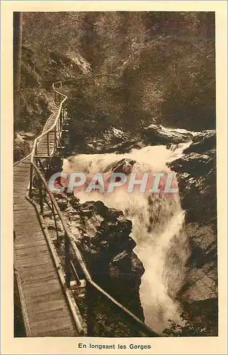 Ansichtskarte AK Gorges de la Diosaz Une Merveille de la Nature Servoz (alt 814 m) pres Chamonix En Longeant les